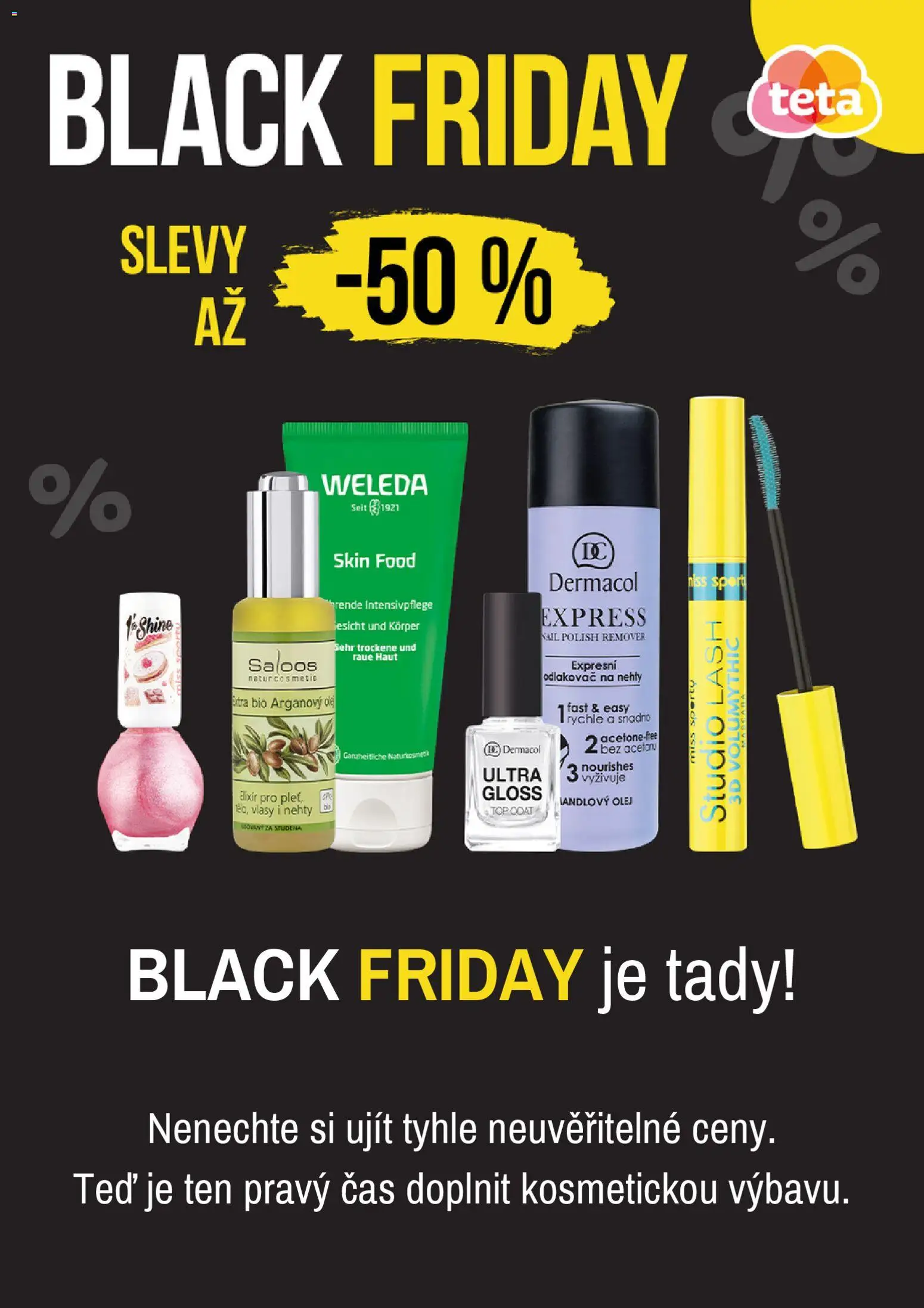 Náhled nabídky: TETA Drogerie Black Friday platný od 24.11.2025
