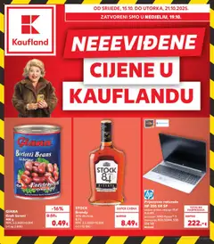Pregled letka Split-Ravne njive trgovine Kaufland vrijedi od 15.10.2025