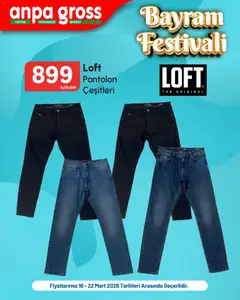 Anpa Gross Anpa Gross İndirim 18.03.2026 - Broşürünün önizlemesi