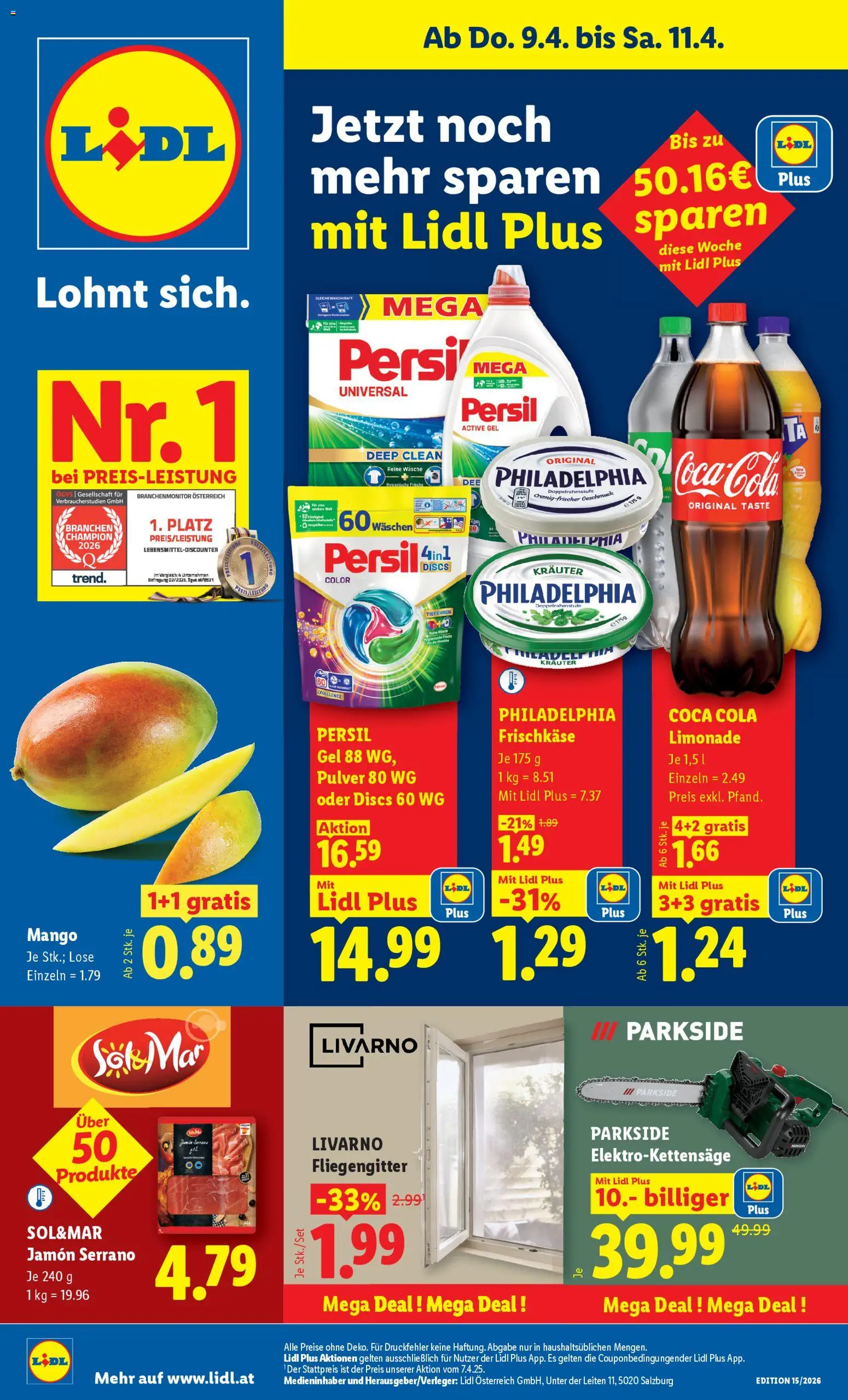 Vorschau der Angebote: Lidl Lidl Flugblatt - Altenmarkt im Pongau, St. Johann im Pongau, Zell am See gültig ab 08.04.2026