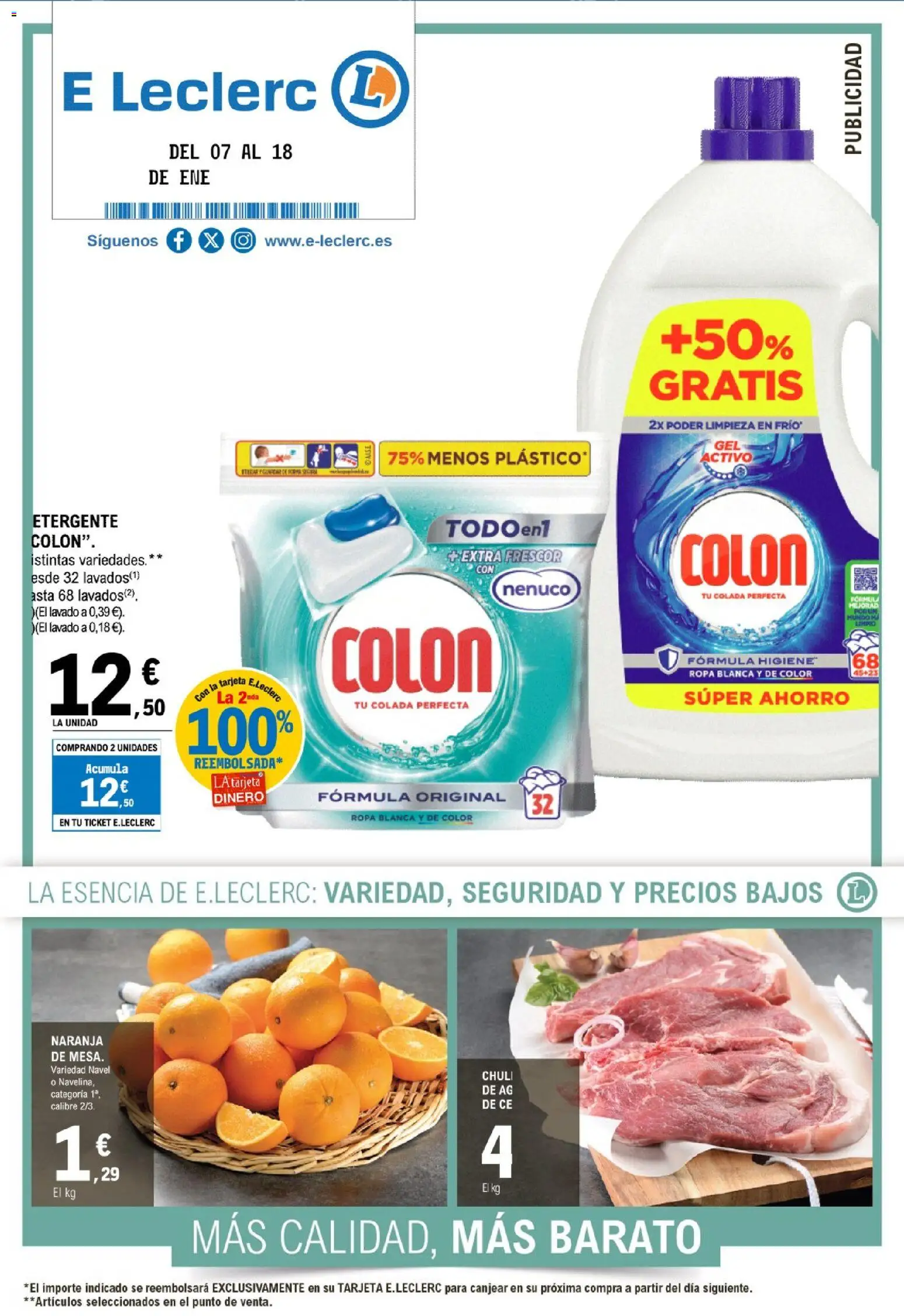 Vista previa del folleto de la tienda E.Leclerc válido desde el 07/01/2026 