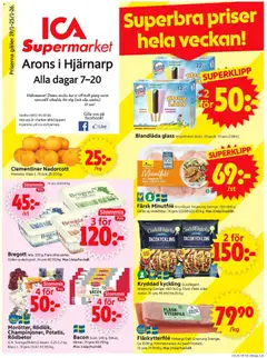 Förhandsgranska reklamblad Hjärnarp från butik ICA Supermarket gäller från 19/01/2026