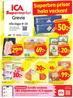 Förhandsgranska reklamblad Grevie från butik ICA Supermarket gäller från 09/03/2026