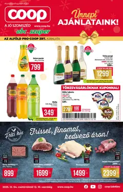 COOP - Alföld Pro-Coop Zrt. - Abc szuper megtekintése, amely érvényes 2025.12.04.-től