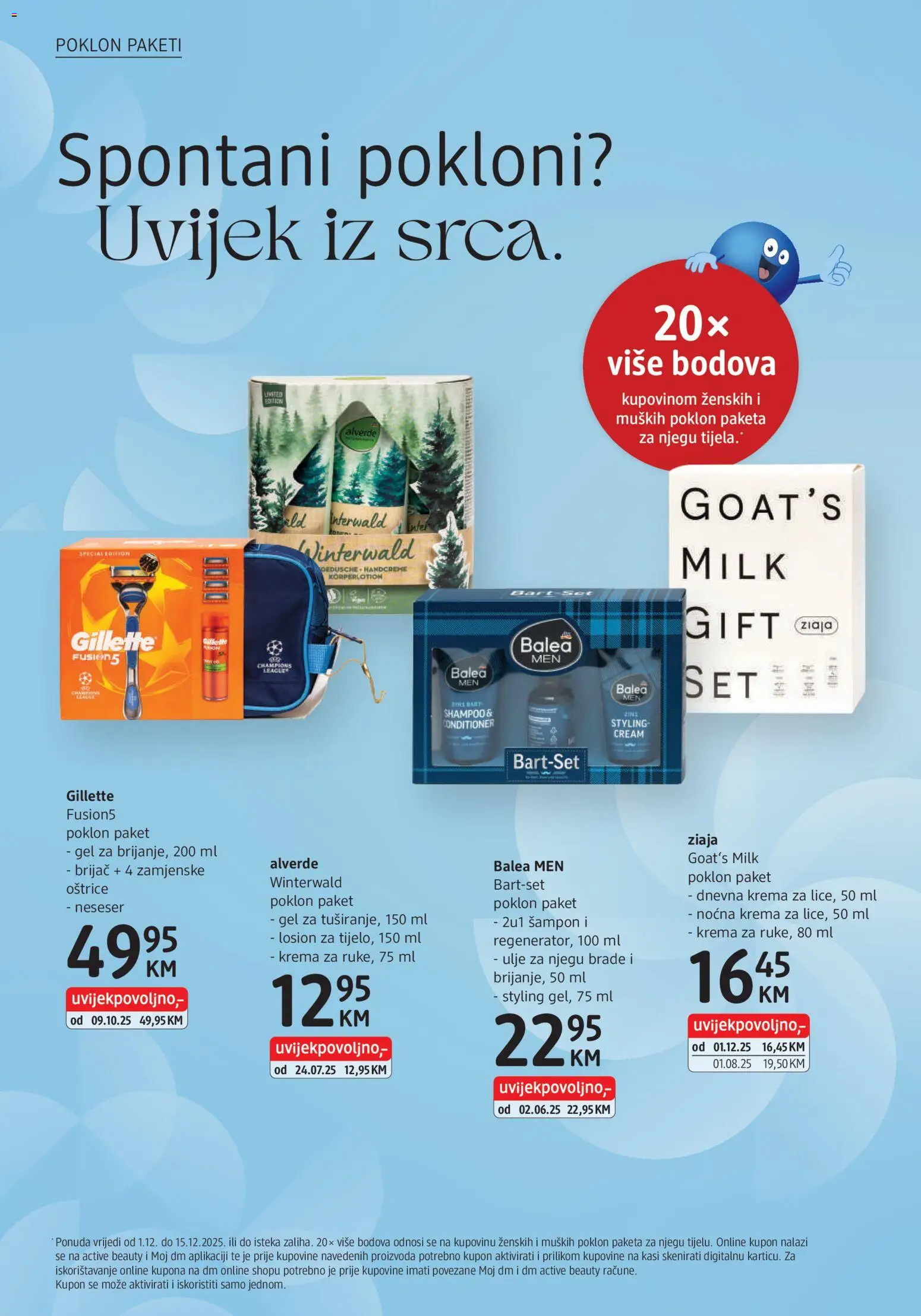 Pregled letka Katalog trgovine DM Drogerie vrijedi od 2025.12.01