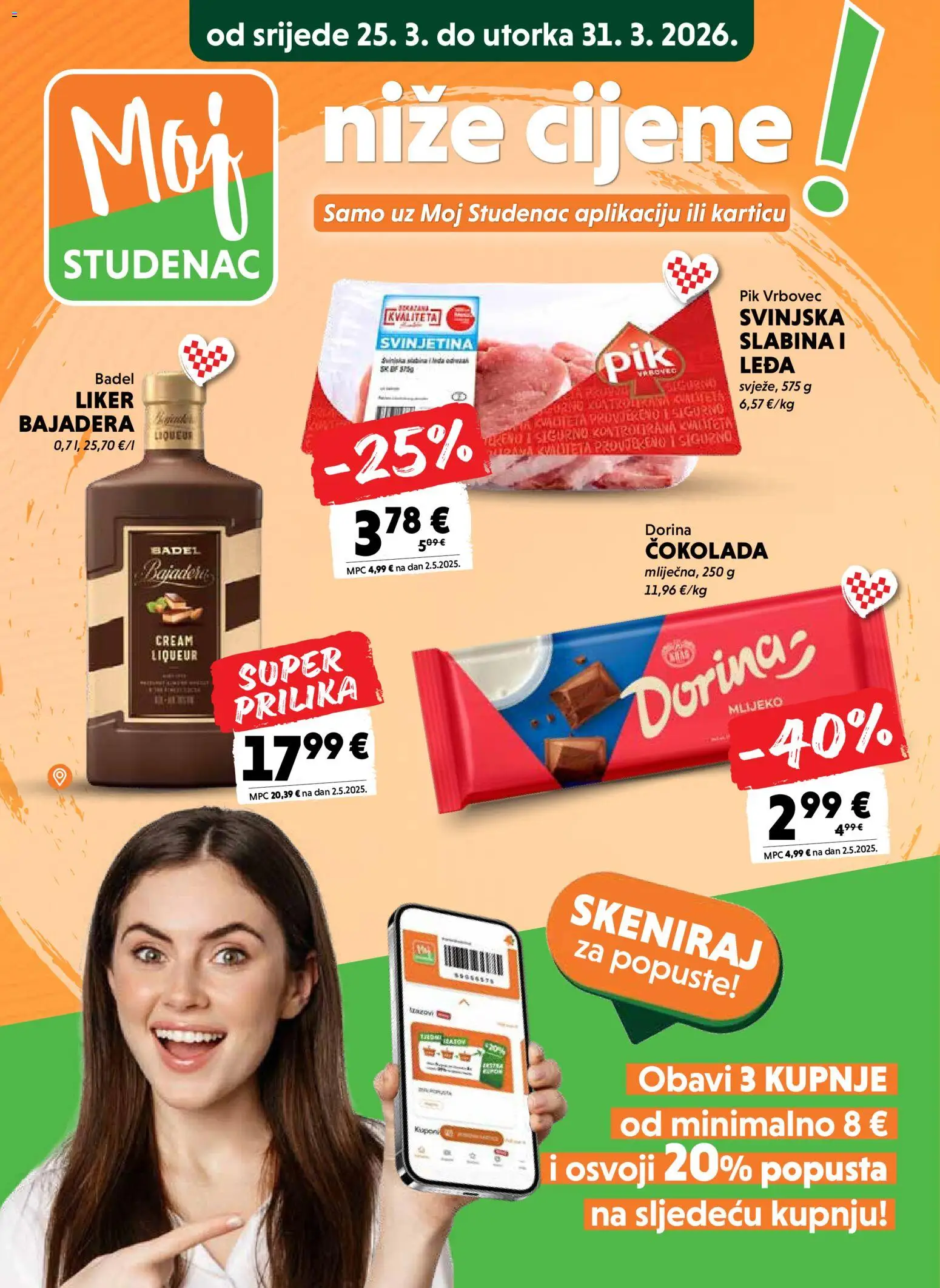 Pregled letka Studenac Katalog trgovine Studenac vrijedi od 25.03.2026