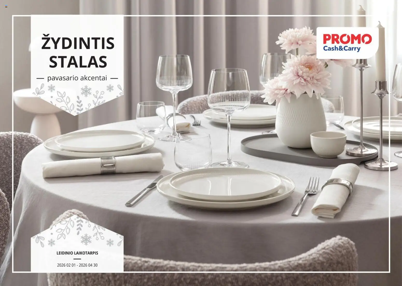 ePromo parduotuvės leidinio Leidinys - Žydintis stalas galiojančio nuo 2026.02.01 peržiūra