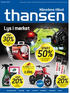 Eksempel på tilbudsavis Tilbudsavis fra butik Thansen gyldig fra 01/10/2025