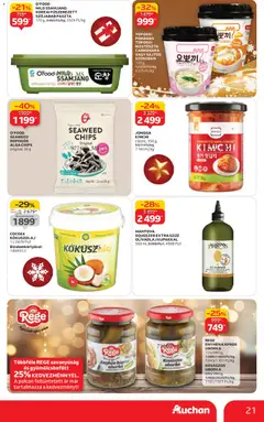 Auchan - Akciós újság Auchan megtekintése, amely érvényes 2025.12.11.-től | Oldal: 21