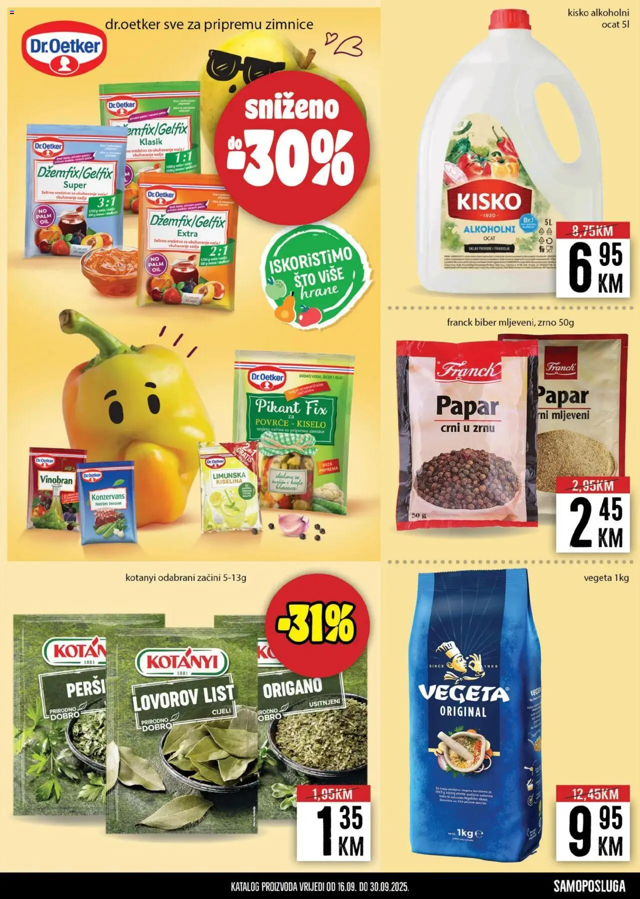 Pregled letka Katalog trgovine Prodex vrijedi od 2025.09.16