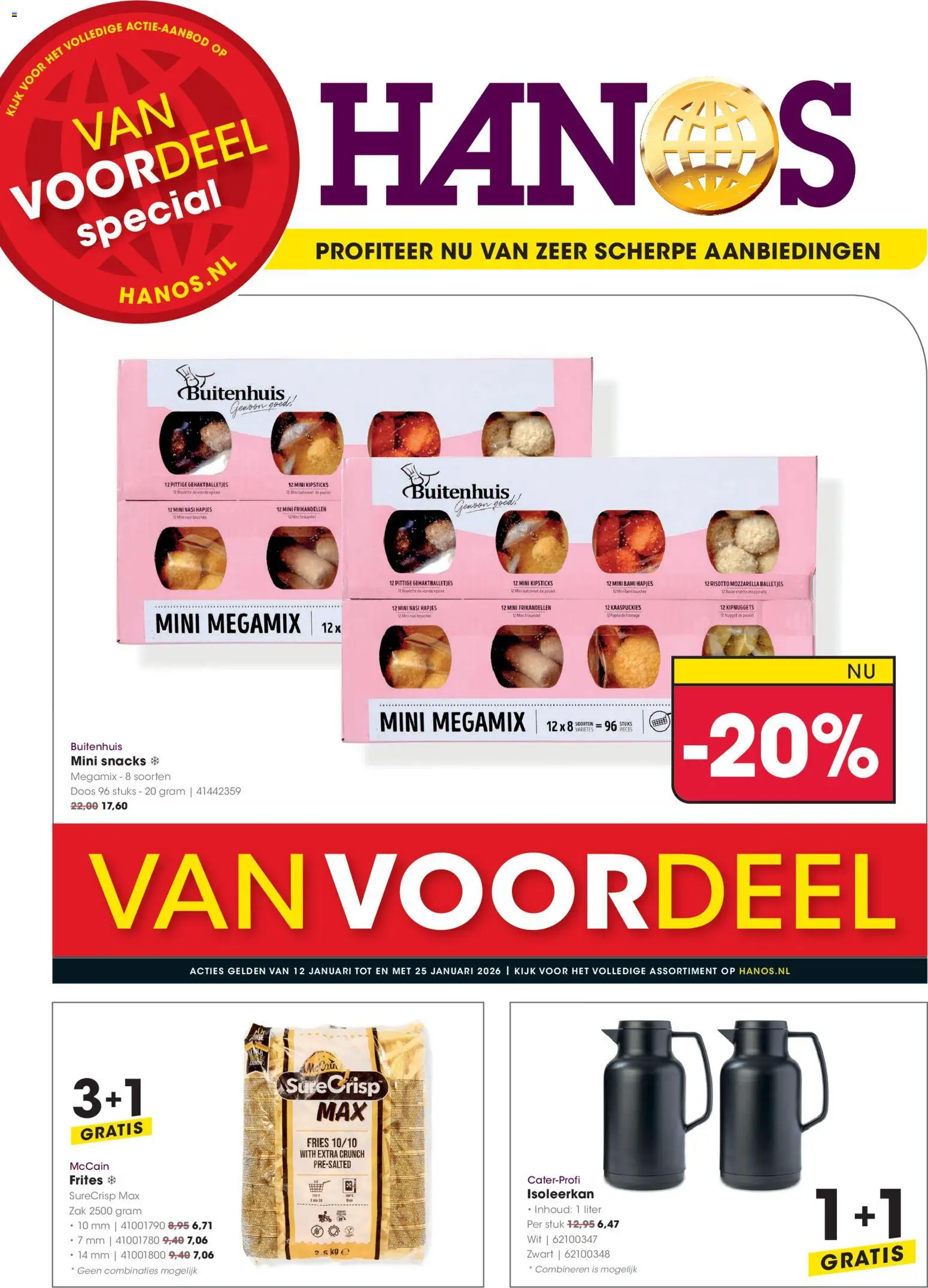 Voorbeeld van Special VAN VOORDEEL van winkel Hanos geldig vanaf 12-01-2026