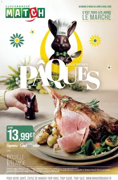 Prévisualisation de Match Supermarché - Délicieuses pâques du magasin Match Supermarché formulaire valide 31/03/2026