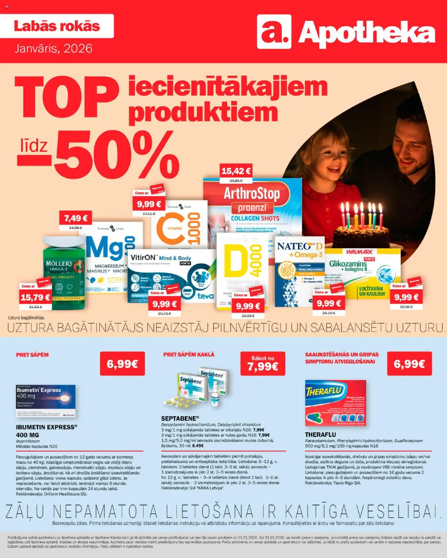 Skatīt Apotheka akciju bukletu, derīgs no 2026.01.01