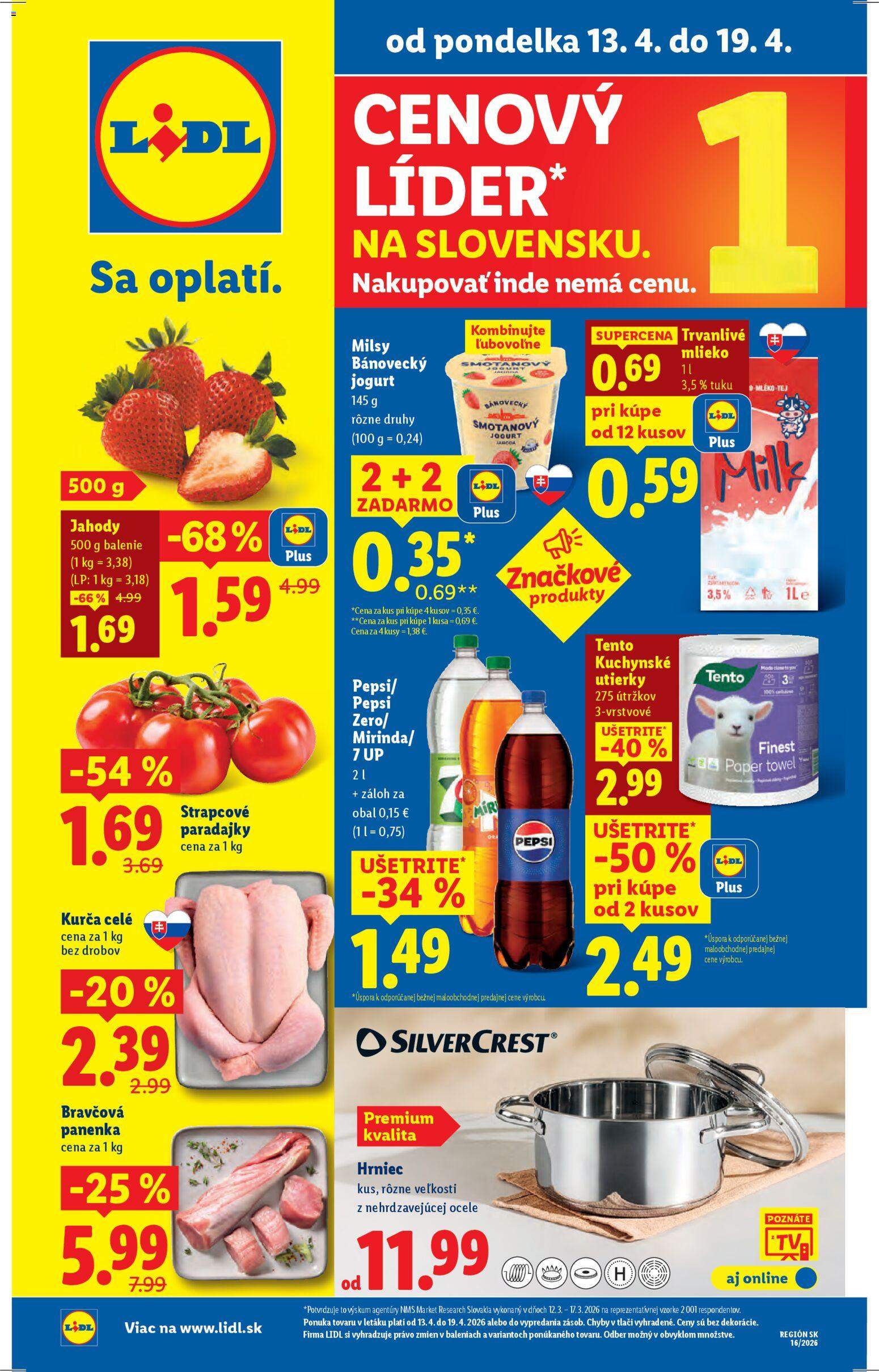 Nový Lidl leták od 13.04.