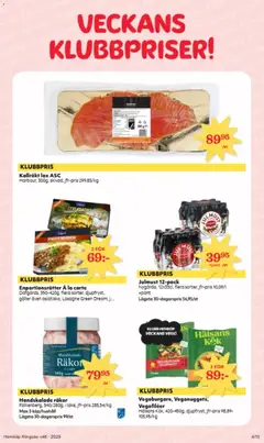 Förhandsgranska reklamblad Aktuella reklamblad Hemköp från butik Hemköp gäller från 10/11/2025 | Sida : 4