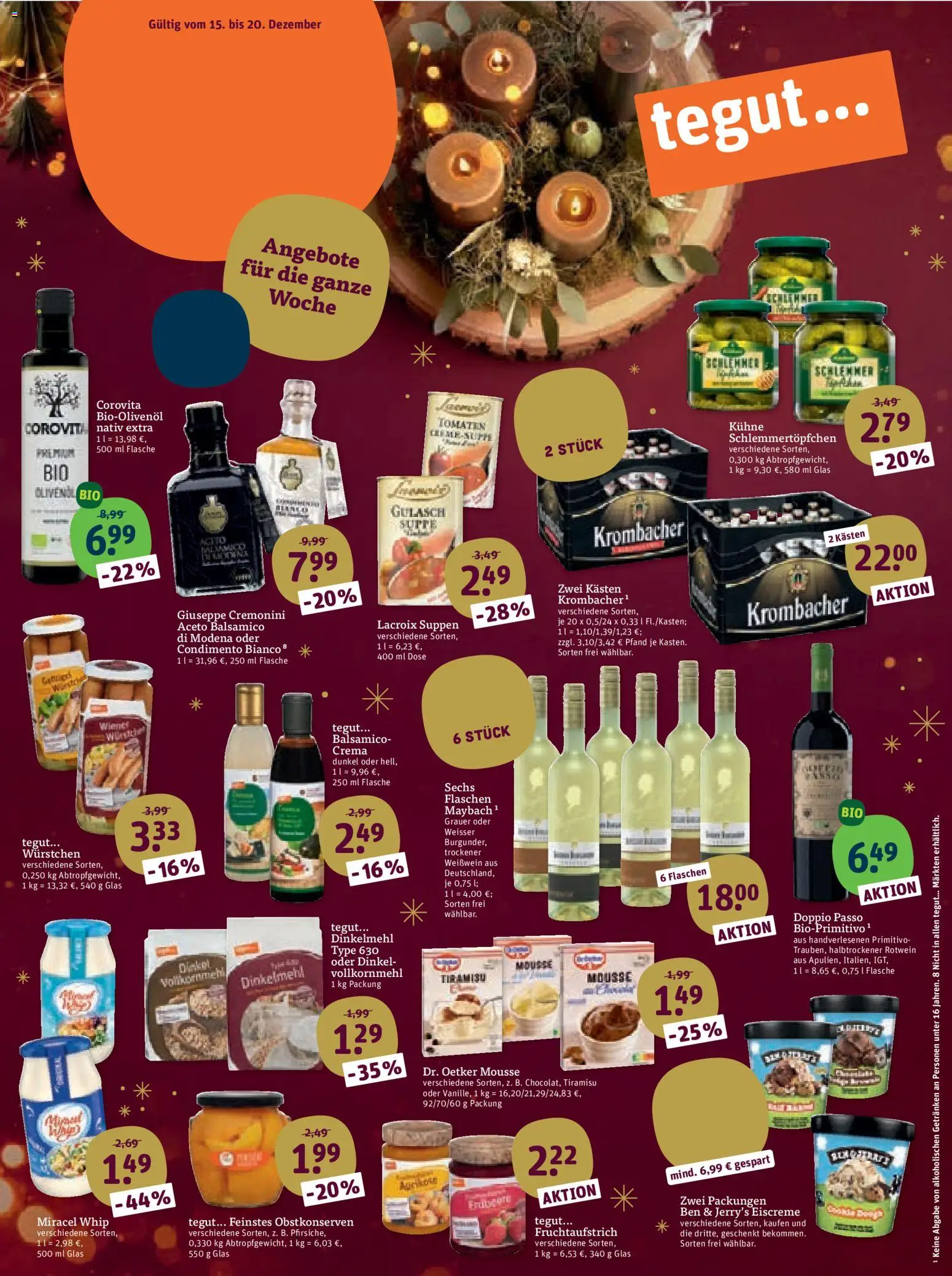 Vorschau von dem Prospekt des Geschäftes Tegut, gültig ab dem 15.12.2025