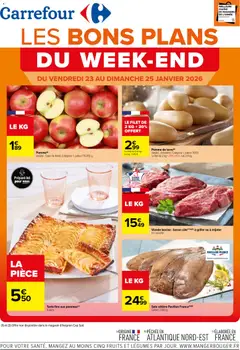 Prévisualisation de Les bons plans du week-end du magasin Carrefour formulaire valide 23/01/2026