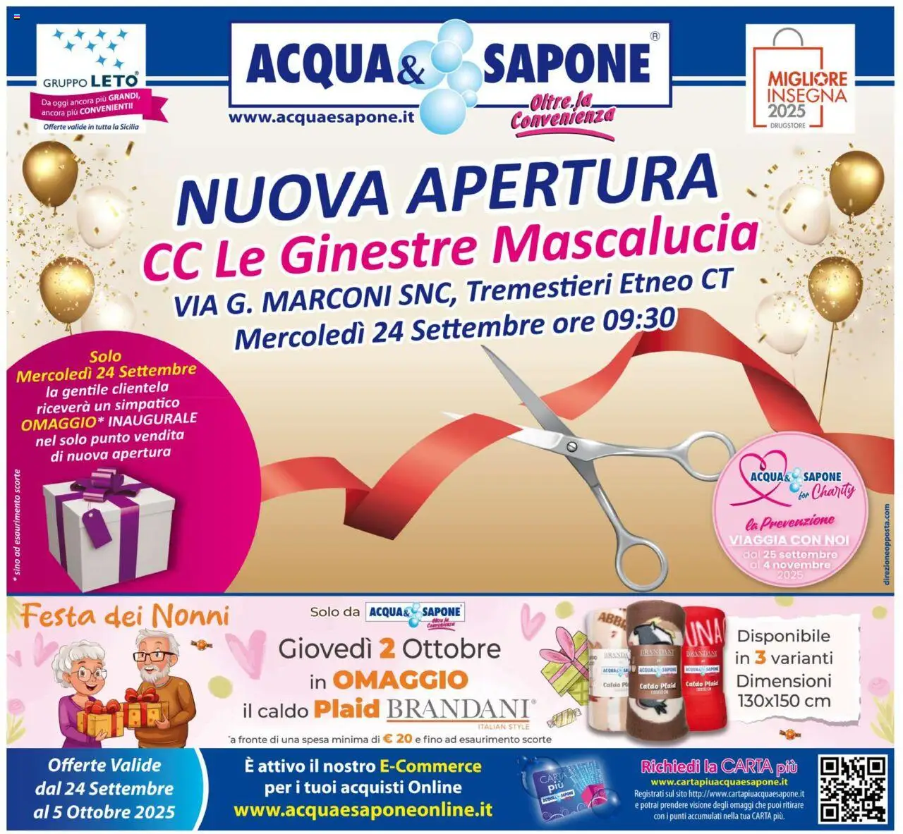 Volantino Acqua e Sapone valido da 24/09/2025 numero di pagina 1