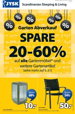 Vorschau des Merkblatts Aktionen vom Shop JYSK gültig von 05.08.2025 bis 11.08.2025