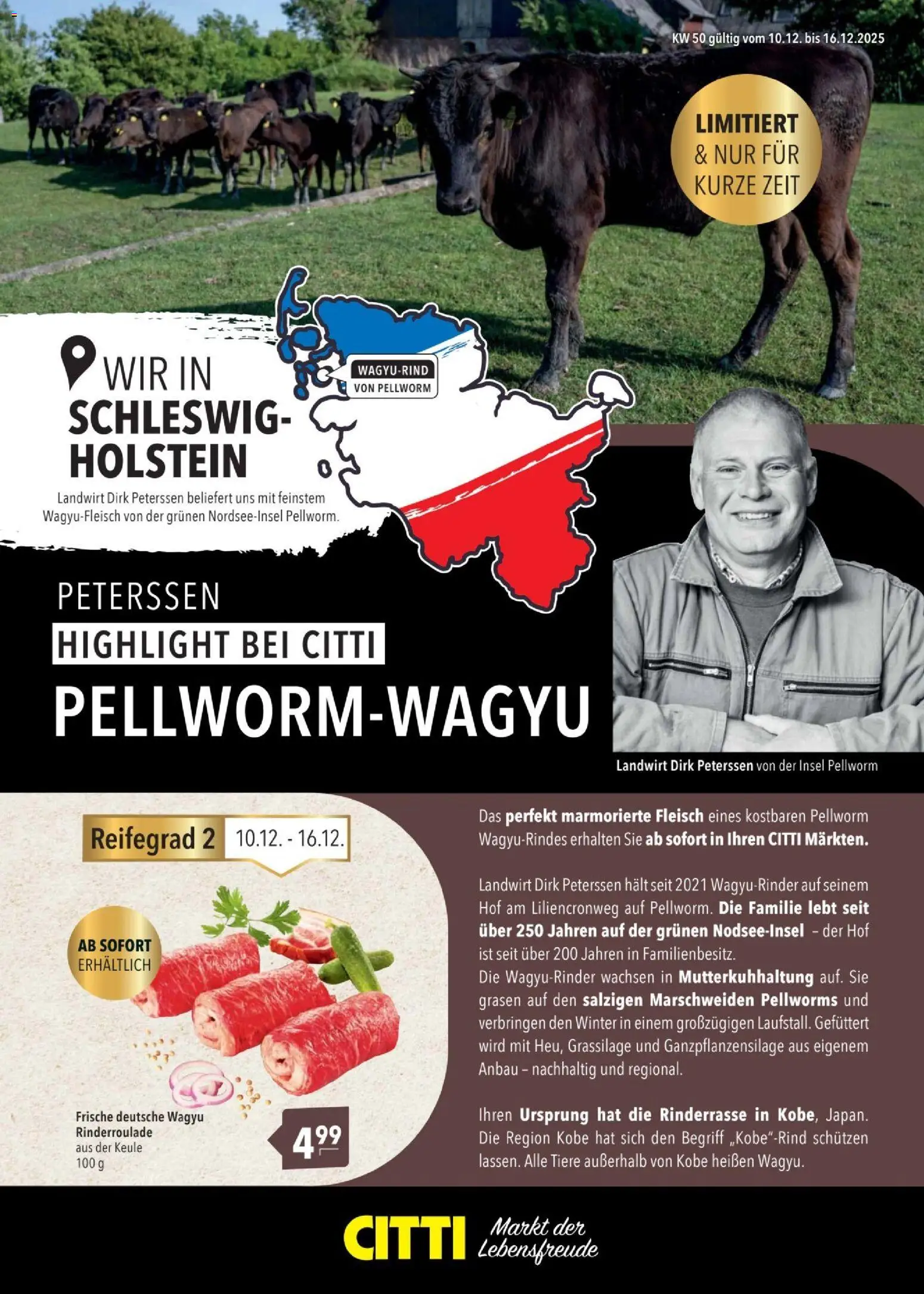 Eksempel på tilbudsavis Wagyu fra butik CITTI gyldig fra 10/12/2025