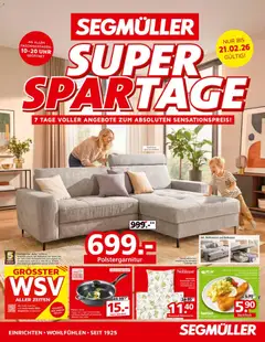 Vorschau von dem Prospekt des Geschäftes Segmüller, gültig ab dem 15.02.2026