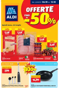 Anteprima dell'opuscolo Attuale volantino dal negozio Aldi valido da 06/10/2025
