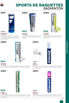 Prévisualisation de Catalogue du magasin Sport 2000 formulaire valide 28/05/2024 | Page: 107