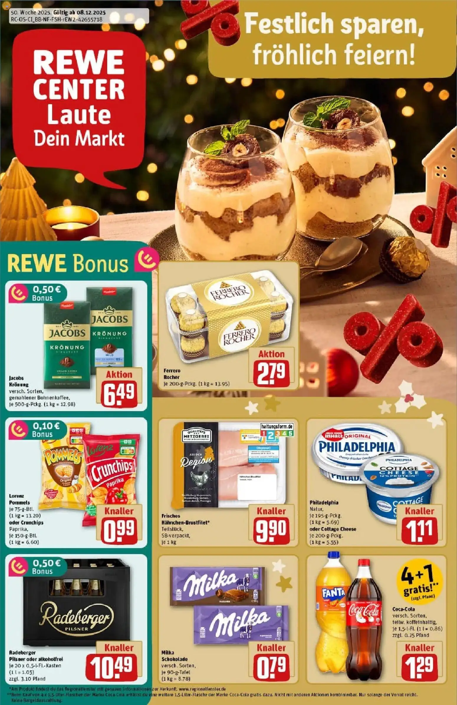 Vorschau von dem Prospekt des Geschäftes Rewe, gültig ab dem 07.12.2025