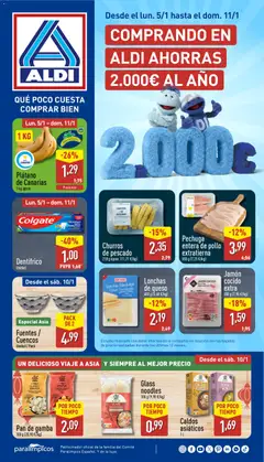 Vista previa del folleto de la tienda Aldi válido desde el 05/01/2026 
