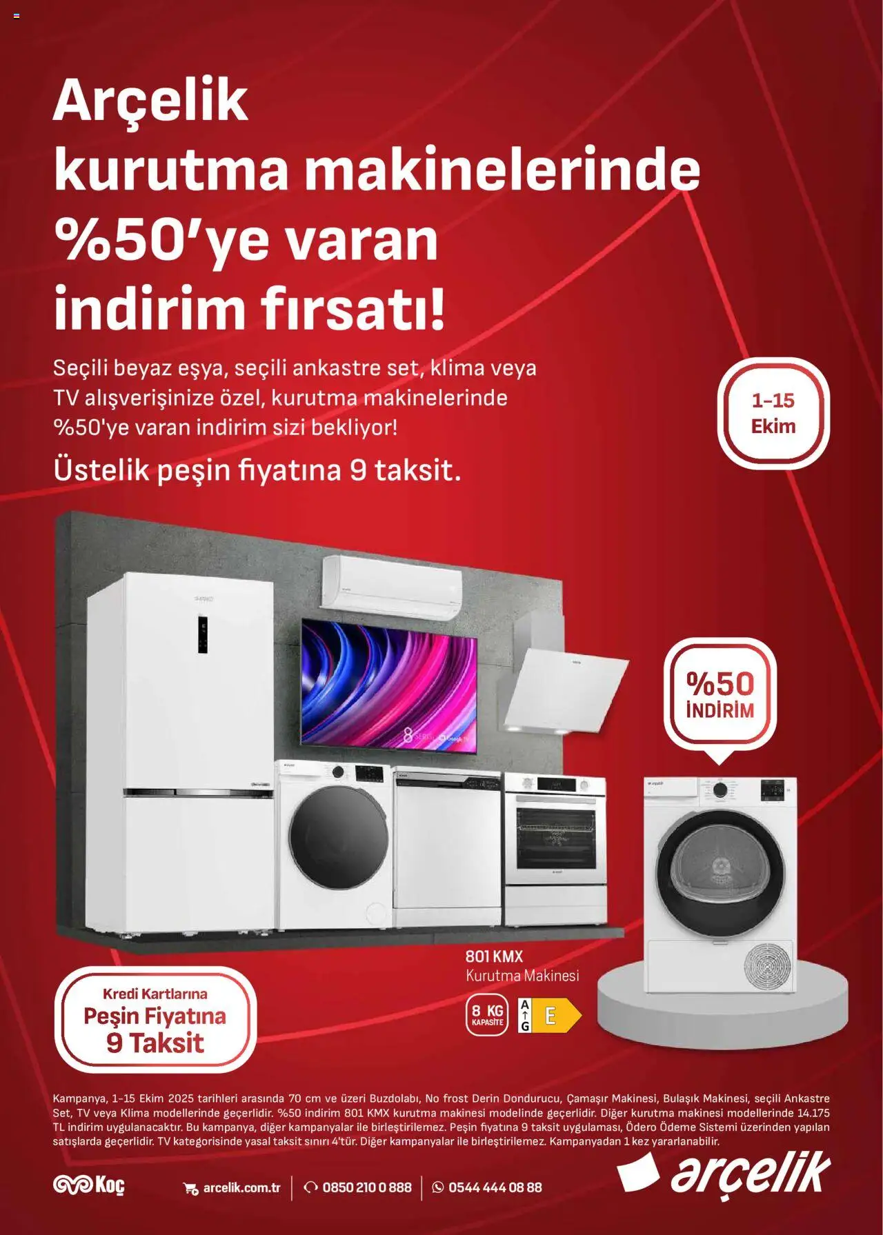 Arçelik Ankastre Kataloğu (01 - 15 Ekim 2025) - Sayfa numarası 1