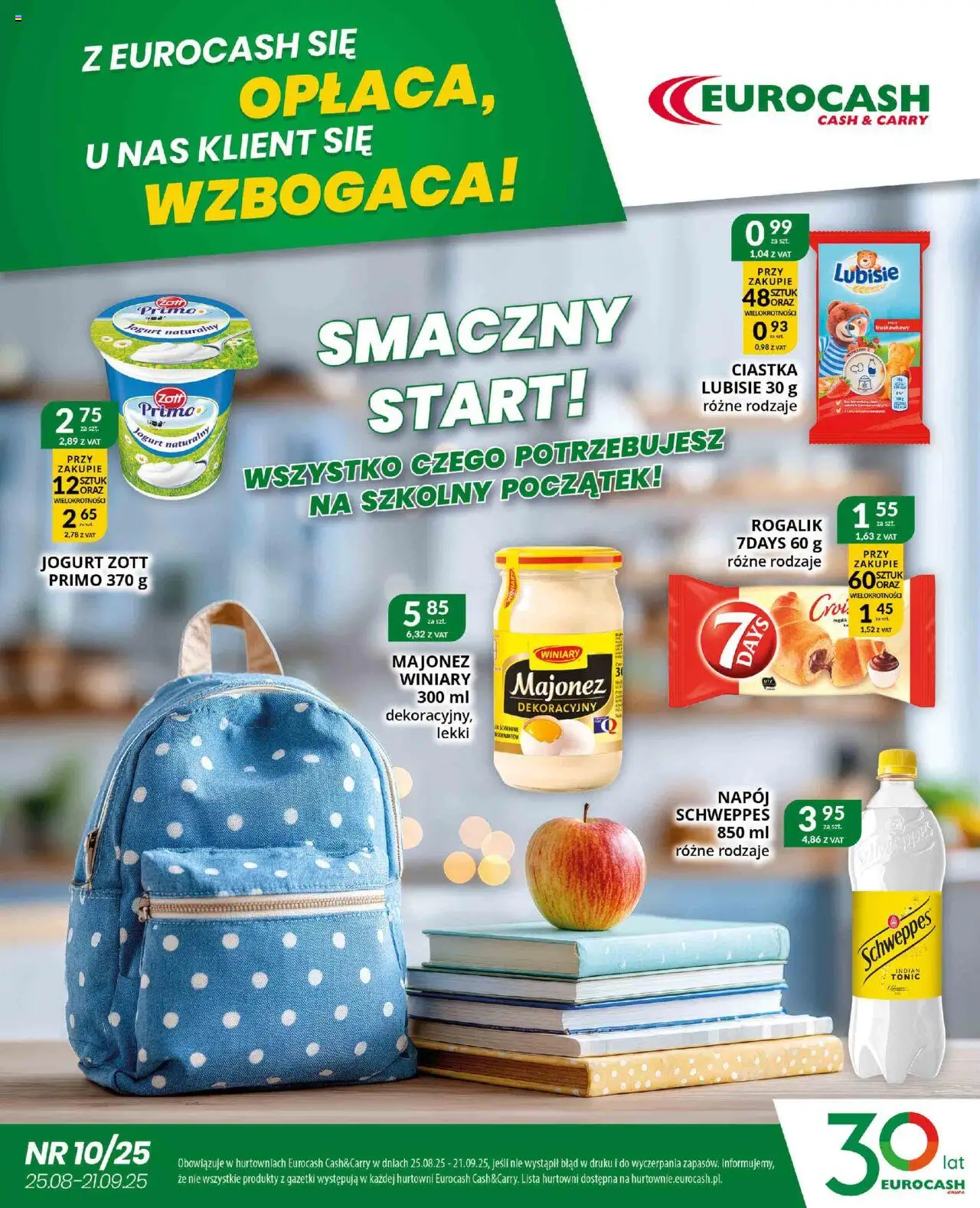 Eurocash Gazetka od 25.08.2025 - Nowa Gazetka - Numer strony 1