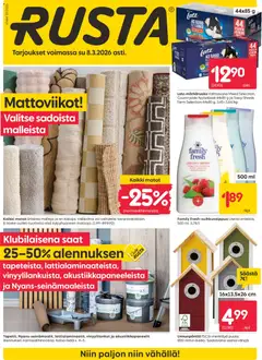 Kaupan Rusta Rusta tarjoukset esikatselu, voimassa 02/03/2026