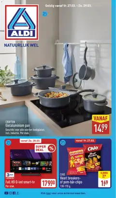 Voorbeeld van Aldi folder - Weekendfolder van winkel Aldi geldig vanaf 27-03-2026