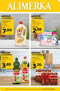 Vista previa del folleto de la tienda Alimerka válido desde el 14/08/2025 