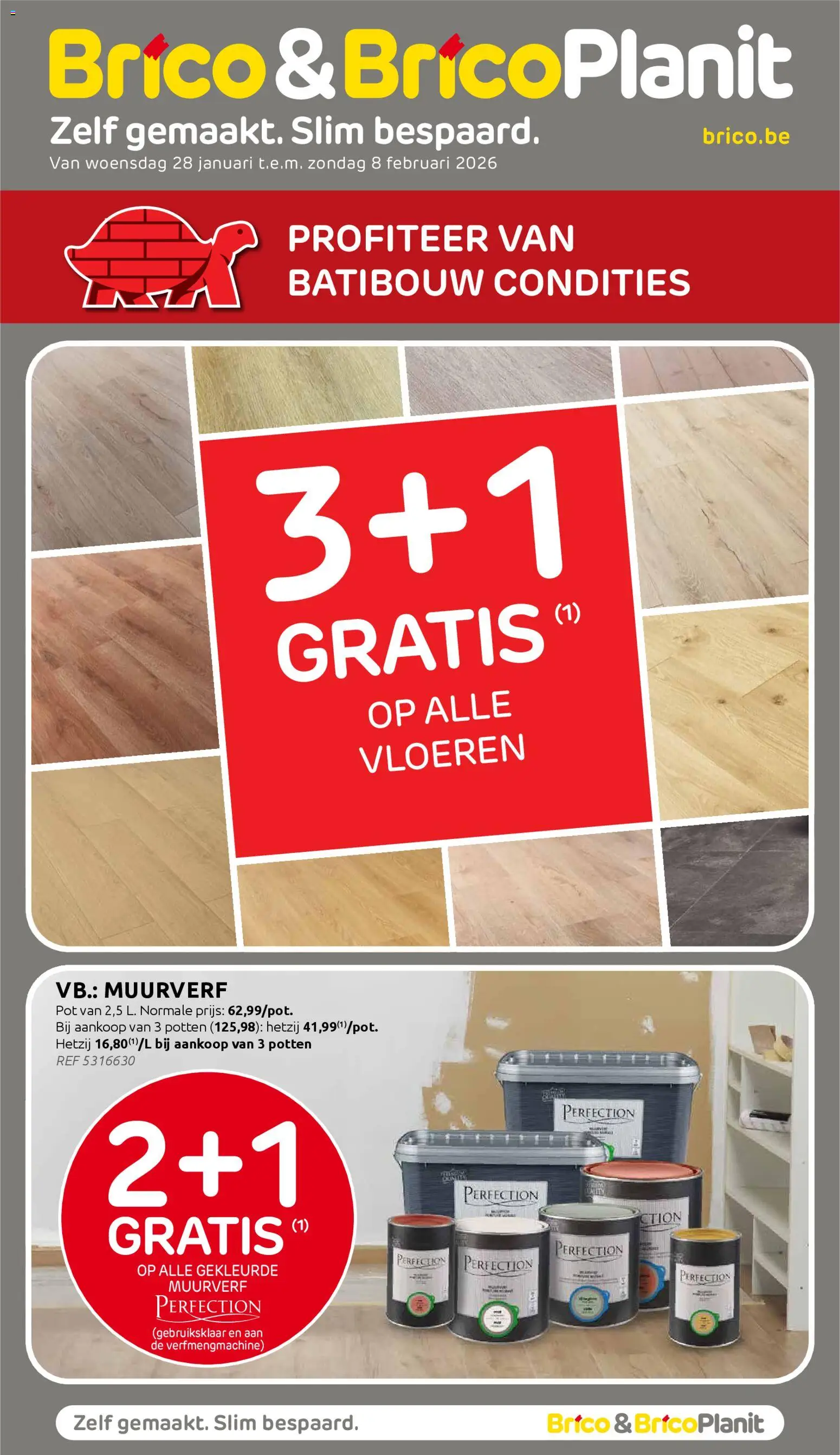 Voorbeeld van Folder van winkel Brico Plan-it geldig vanaf 28/01/2026