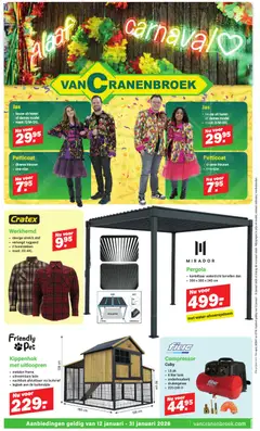 Voorbeeld van Folder van winkel Van Cranenbroek geldig vanaf 12/01/2026