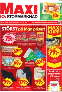 Förhandsgranska reklamblad Trelleborg från butik ICA Maxi gäller från 02/03/2026