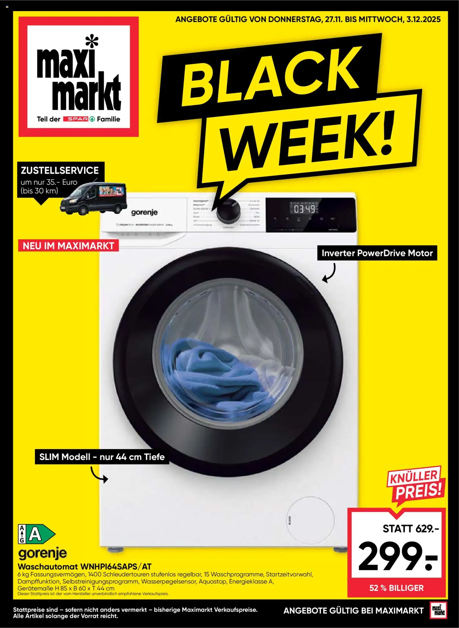 Vorschau der Angebote: Maximarkt Black Friday gültig ab 27.11.2025