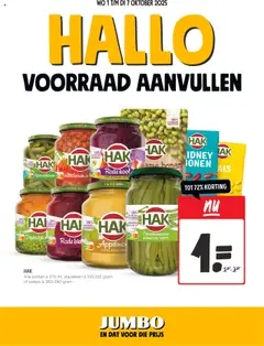 Voorbeeld van Folder week 40 van winkel Jumbo geldig vanaf 01-10-2025