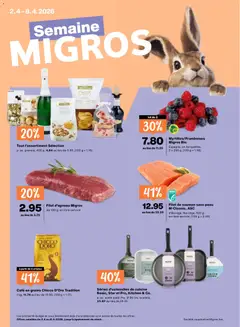 Vorschau des Merkblatts Migros aktionen FR vom Shop Migros gültig von 02.04.2026 bis 08.04.2026