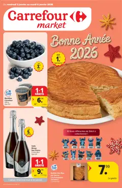 Voorbeeld van Publicité Market van winkel Carrefour geldig vanaf 02/01/2026