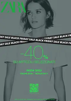 Anteprima dell'opuscolo Black Friday dal negozio Zara valido da 27/11/2025