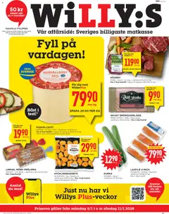 Förhandsgranska reklamblad Aktuella reklamblad Willys från butik Willys gäller från 05/01/2026
