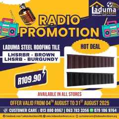 Preview of Laduma Hardware flyer valid from 04/08/2025