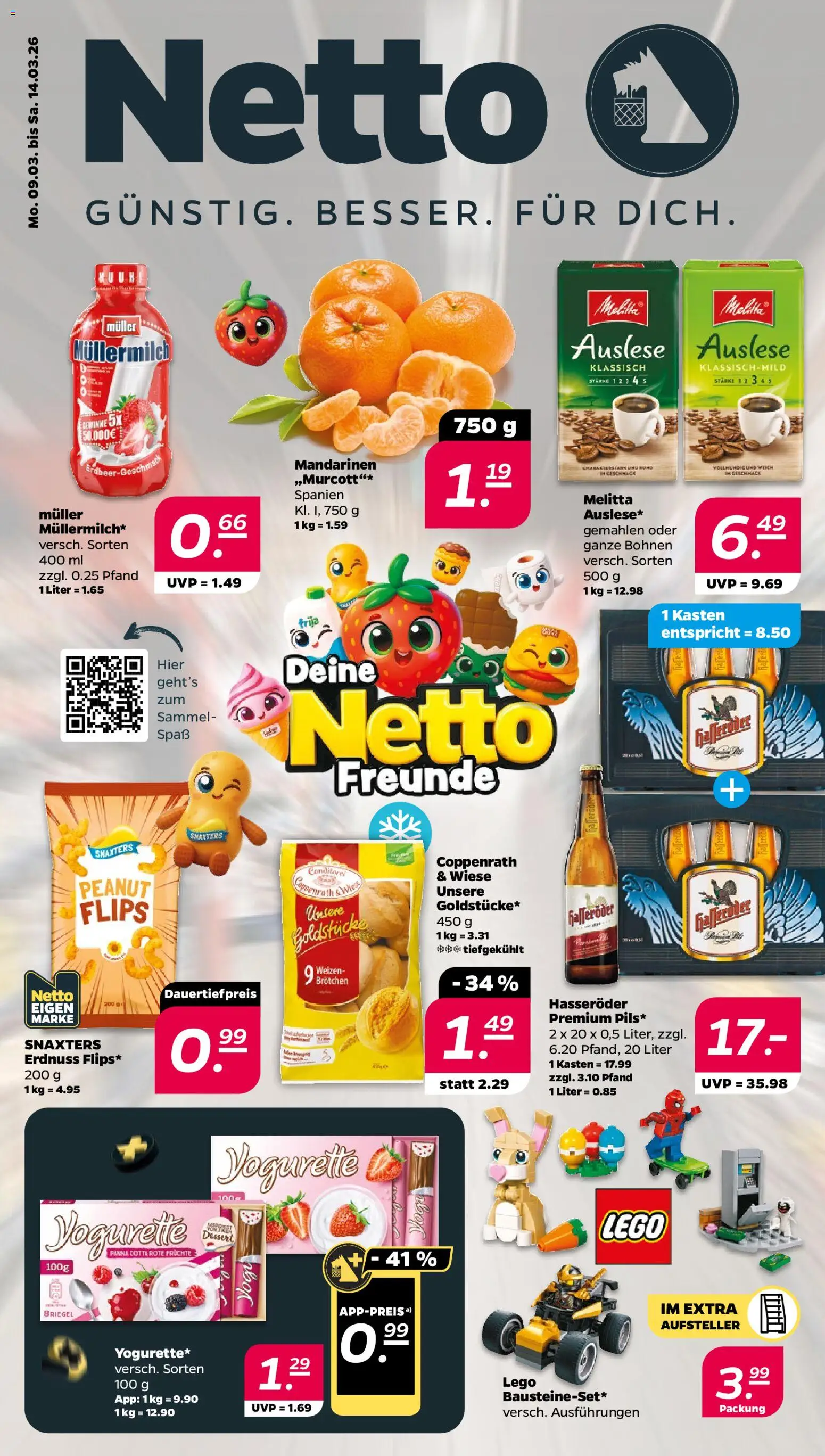 Vorschau von dem Prospekt des Geschäftes Netto, gültig ab dem 09.03.2026