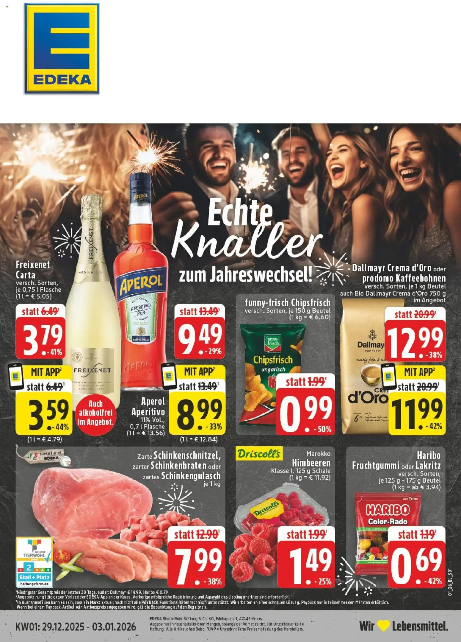 Vorschau von dem Prospekt des Geschäftes Edeka, gültig ab dem 29.12.2025