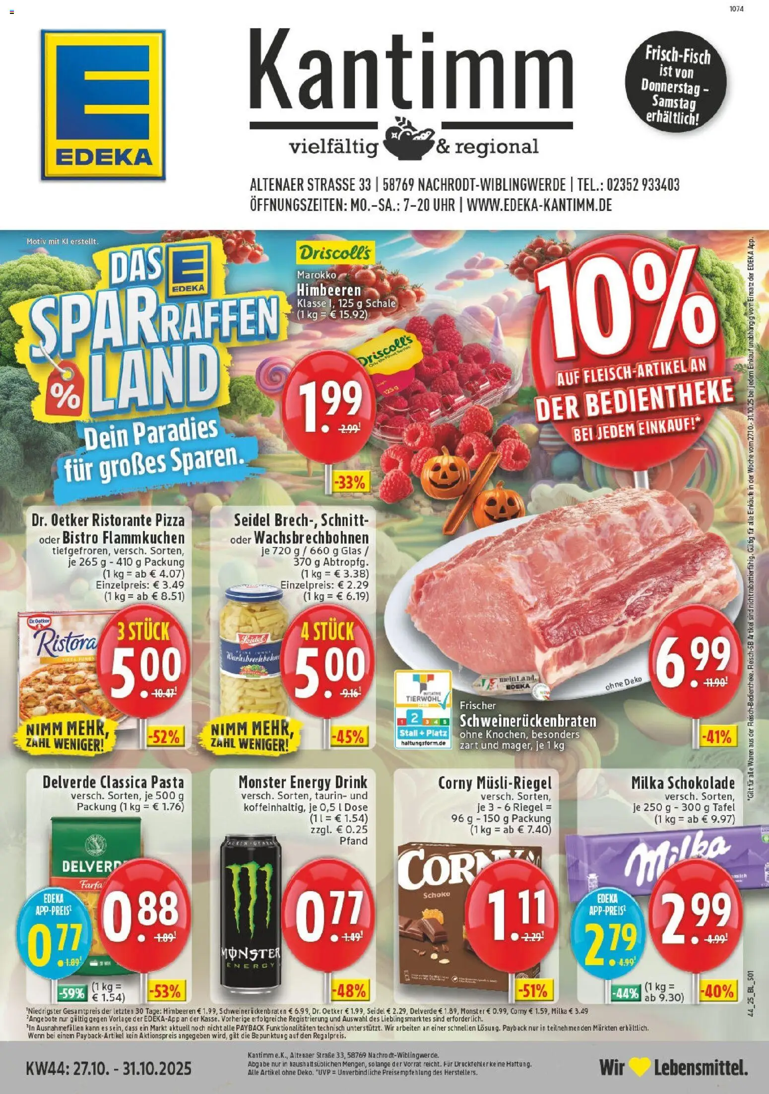 Vorschau von dem Prospekt des Geschäftes Edeka, gültig ab dem 26.10.2025