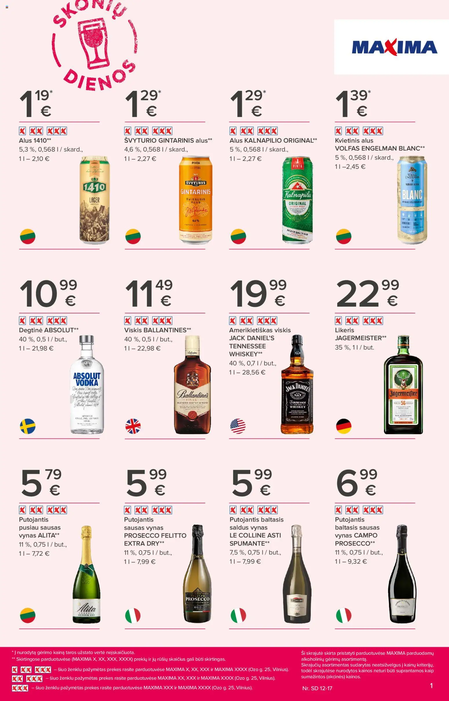 MAXIMA parduotuvės leidinio Leidinys - Skonių dienos galiojančio nuo 2025.12.11 peržiūra