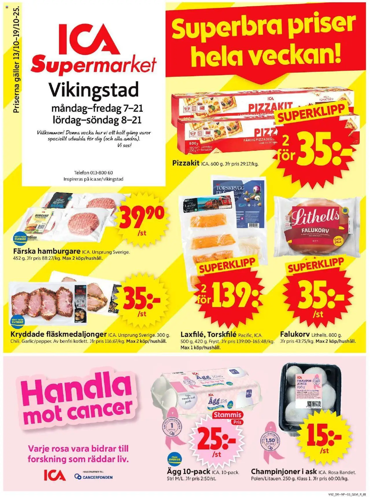 Vikingstad är giltig 13/10 2025 > Veckans Erbjudanden gäller från 13/10/2025 till 19/10/2025 sidnummer 1
