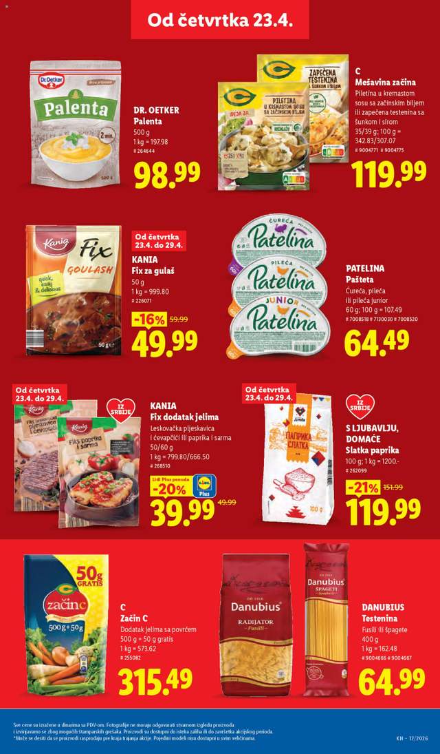 Novi Lidl katalog od 23.04.